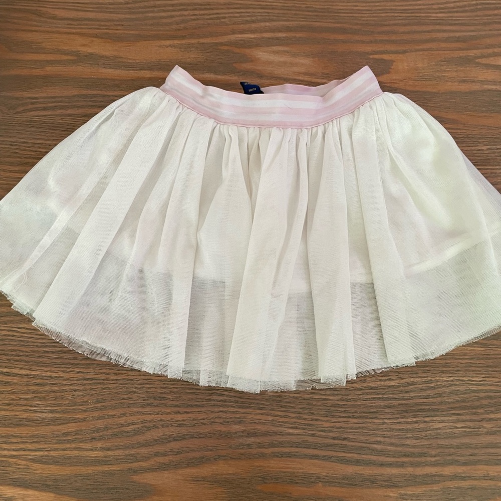 Polo by Ralph Lauren Pink and White Bubble Mini Skirt